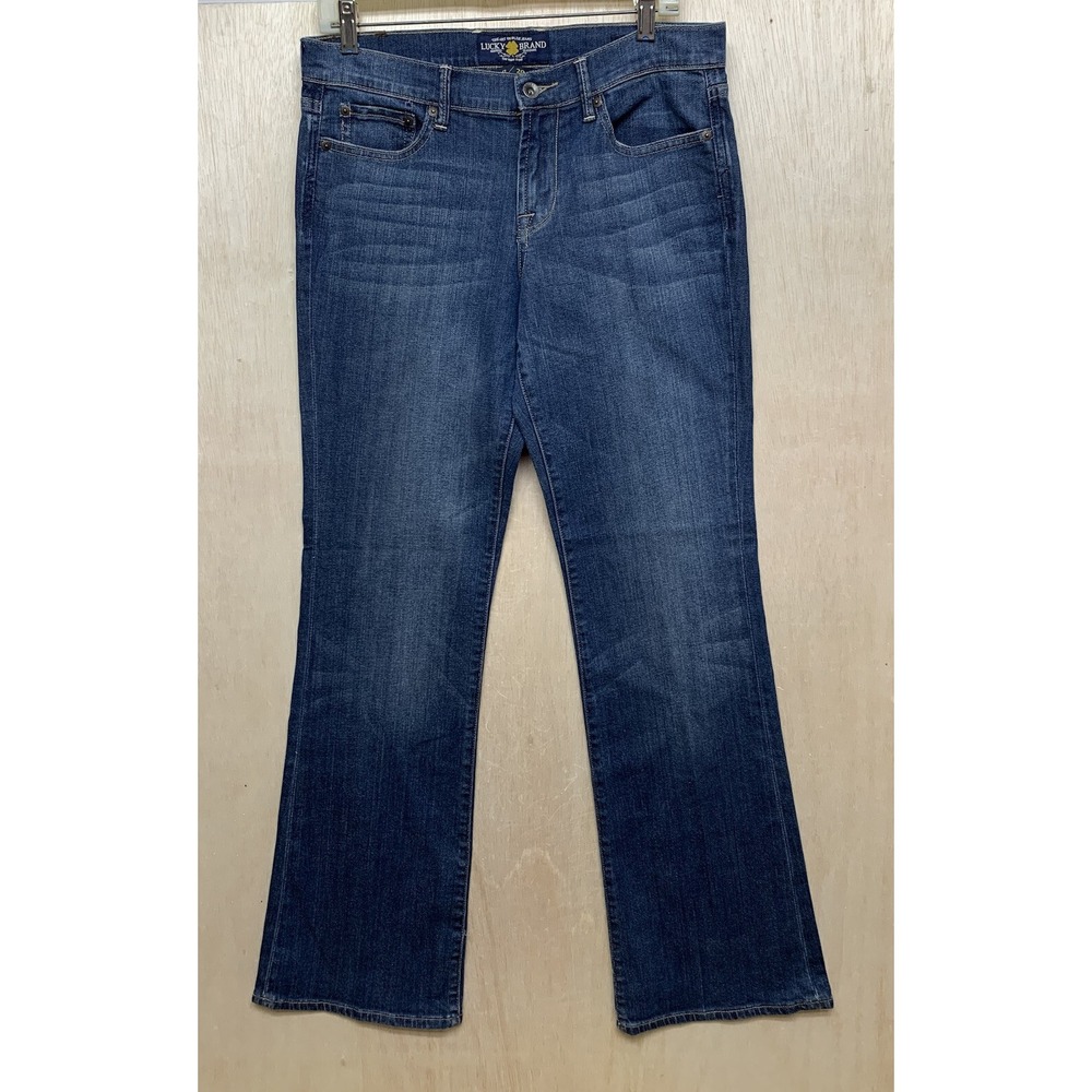 Lucky Brand Jeans Womens Sz 8/29 (32x32) Sweet'N Low Blue Denim Bootcut RN80318